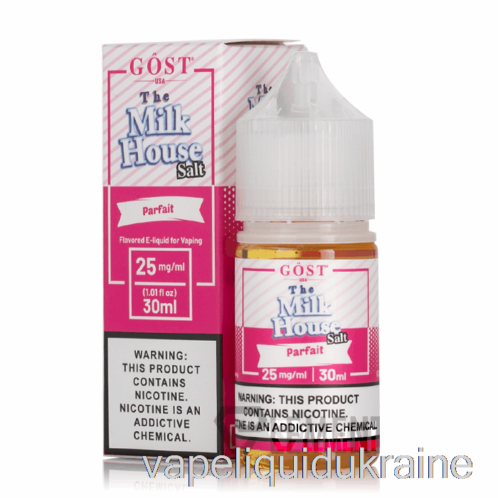 Vape Ukraine Parfait SALTS - The Milk House - GOST Vapor - 30mL 25mg